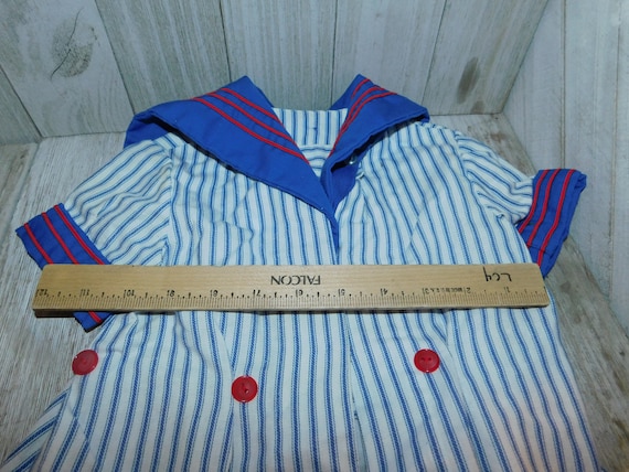 Vintage Baby Boy Sailor Outfit Top, Vintage Baby … - image 7