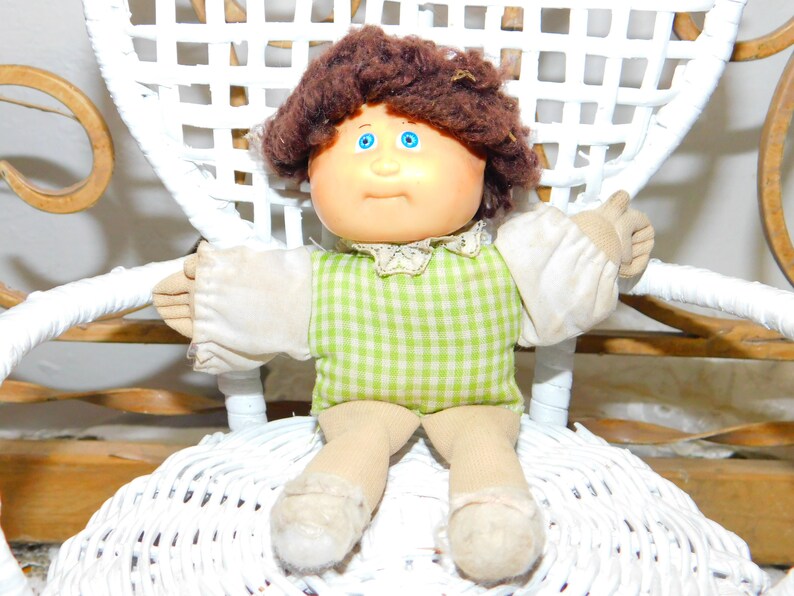 Cabbage Patch Doll, Xavier Roberts, Small Cloth Cabbage Patch Doll, Vintage Cloth Doll, Vintage Doll, Vintage Toys, :)shc*