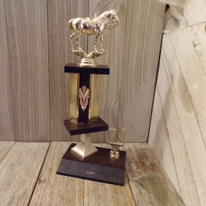 Horse Trophy 1979, Horses, Trophy, Move Prop, Awards, Horse Award, Home Decor, Memories, Gift, Prop, Daysgonebytreasures *y