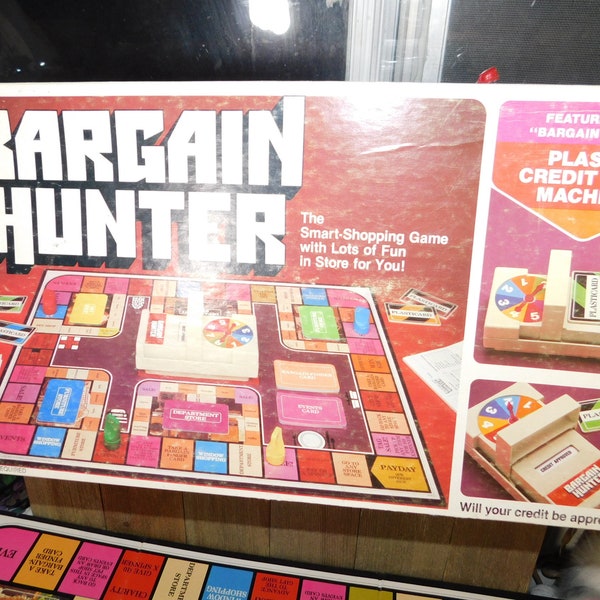 Bargain Hunters Board Game 1981, Vintage board Games, Board Games, Family Game Night  /:)s*z