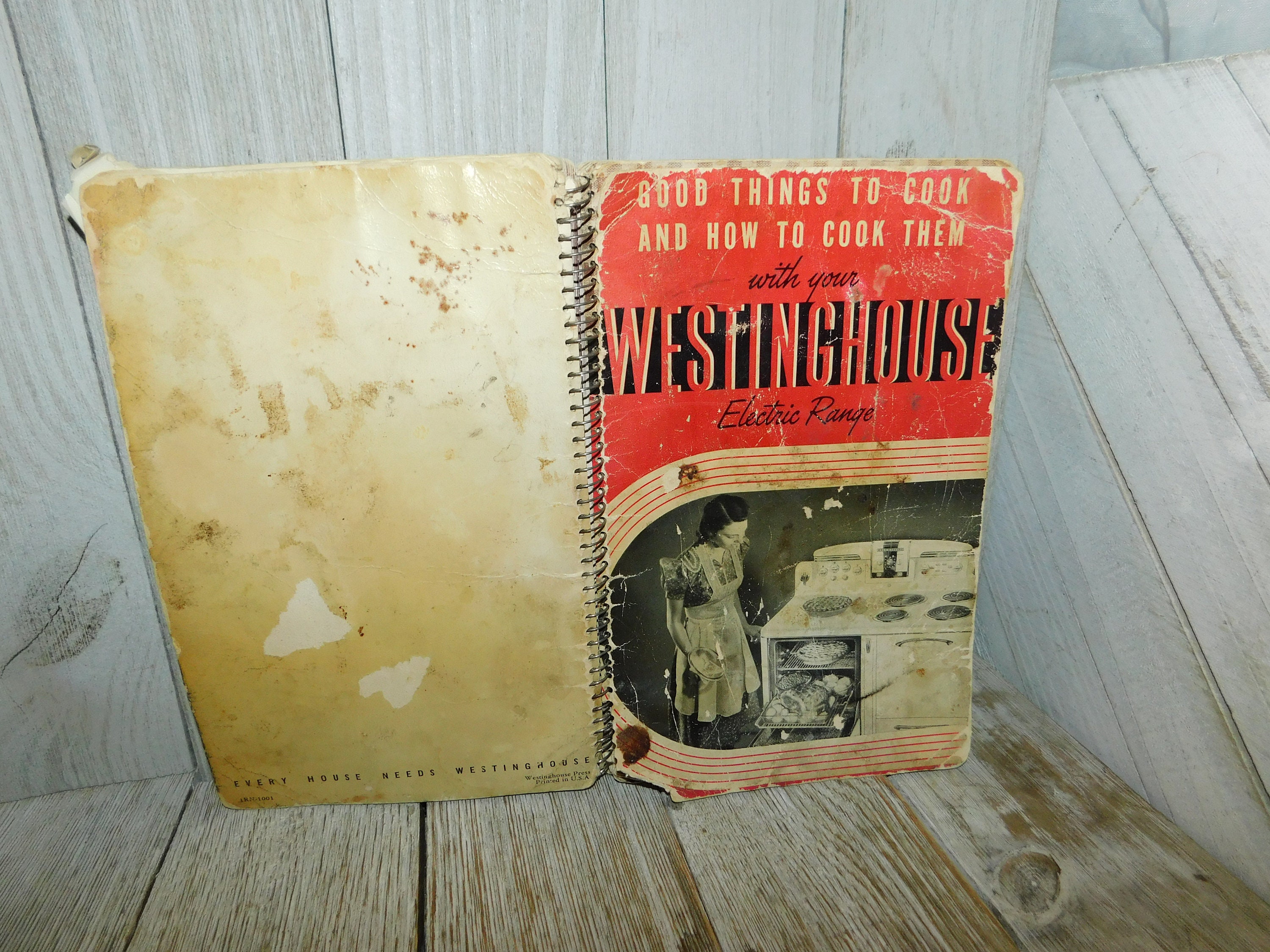Westing House Electric Range Book and Cook Book Very Well - Etsy
