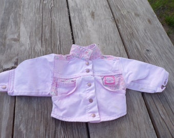 Pink Levi Girls Jacket, Vintage Levi Jacket, Jc Pennys Levi Jacket, RARE Girls Clothing, Memories, Gift, Prop, Daysgonebytreasures