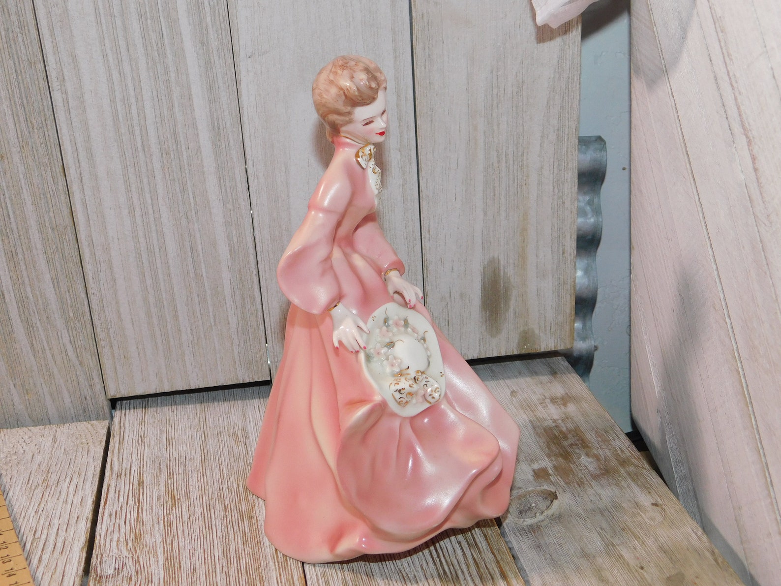 Vtg Florence Ceramics Grace in Pink Lady Figurine Pasadena Etsy