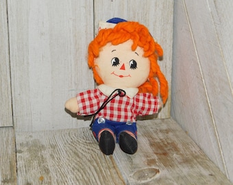 Vtg Raggedy Andy, Little Raggedy Andy Knickerbocker, Knickerbocker Doll, Knickerbocker Toy, Rag Doll, Vtg Raggedy Andy, Vtg Doll, Memories*