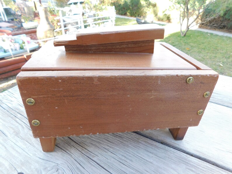 Vintage Shoe Polish Box Wood Shoe Polish Box Bathroom Decor Etsy