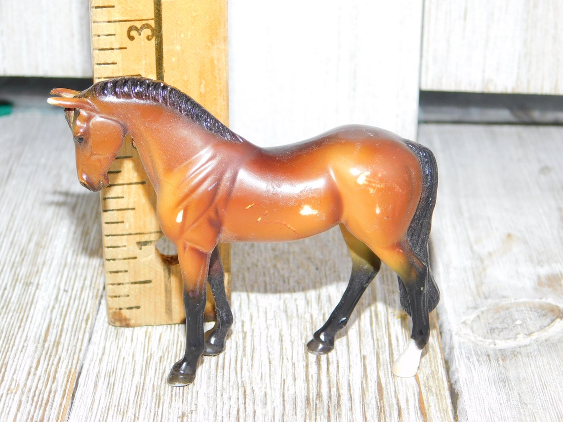 Vintage Small Horse Toy Horse Small Horse Cake Topper Etsy