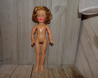 Muñeca Shirly Temple, Muñeca de vinilo, Muñeca ideal, Shirly Temple de vinilo, Juguetes vintage, Muñeca vintage, Recuerdos, Regalo, Atrezo, Daysgonebytreasures,*