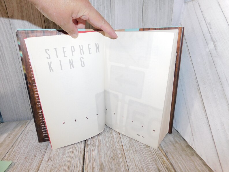 Desperation the Regulators Hard Cover Book 1996 by Stephen Etsy