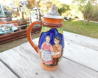 Tall Stein, Vintage Stein, Vintage Bar Ware, Vintage Home decor, Country Home Decor, Memories, Gift Idea, Daysgonebytreasures *Y