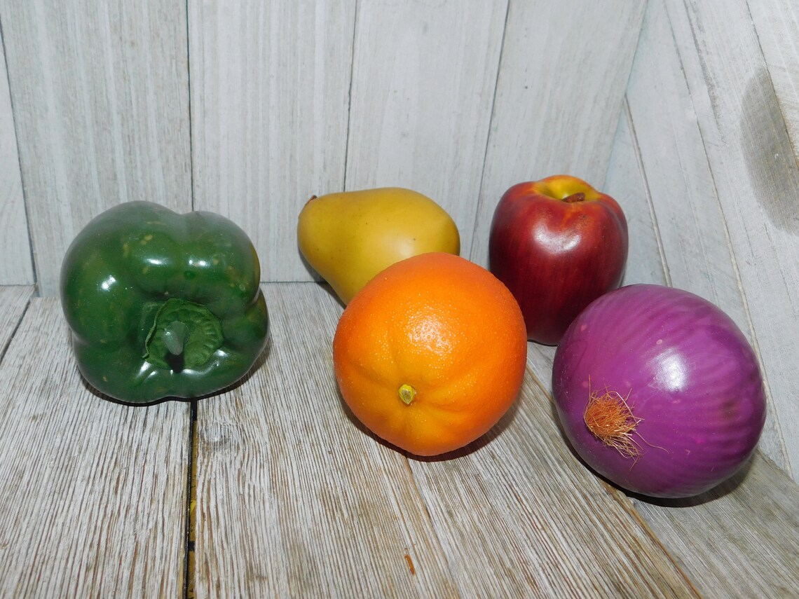 Imitation Mixed Fruit and Vegetables Bowl Fillers Great for Etsy