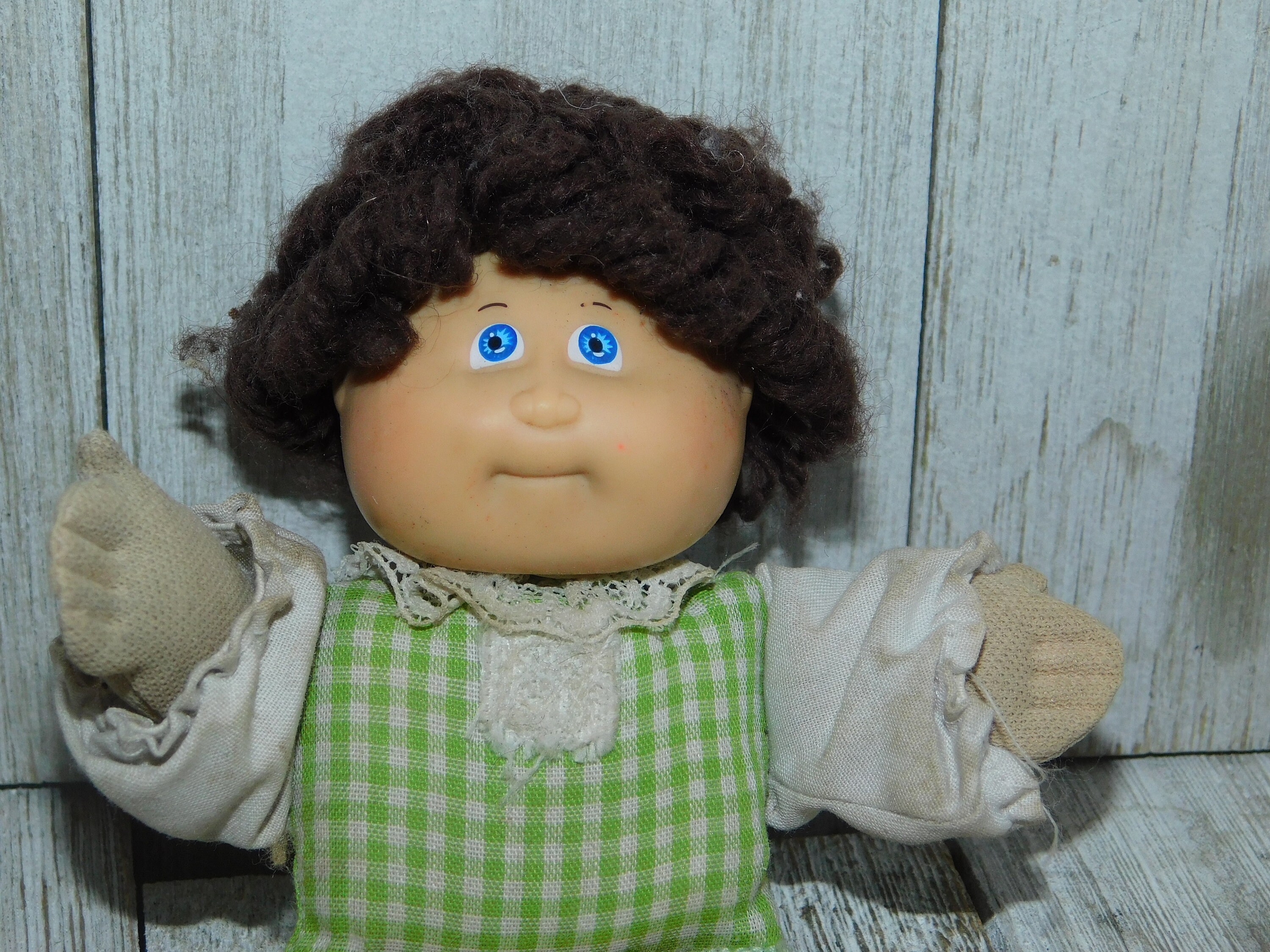 Vtg Cabbage Patch Doll Xavier Roberts Small Cloth Cabbage Etsy