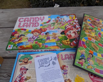 Vintage 1978 Milton Bradley Candy Land Board Game Nostalgia Kids