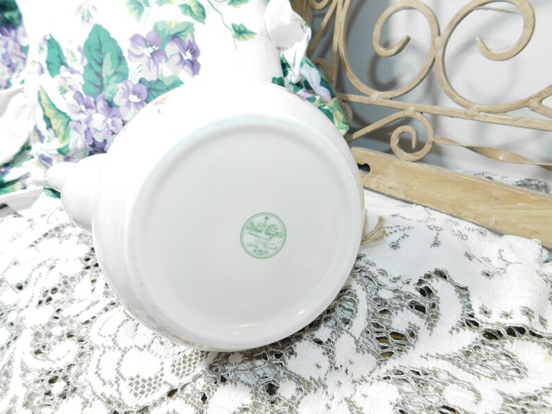 Time For Tea Teapot Martha Vaughn Vintage Teapot Vintage Etsy