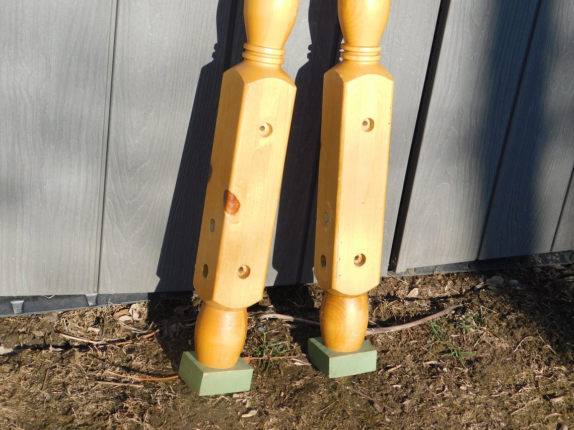 Wood Post Furniture Posts Wood Bed Posts Craft Project Etsy