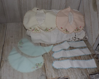 Vtg Doll Bib Pieces to be made, Crafts Sewing, Fabric, Fabric Pieces, Memories, Prop, Daysgonebytreasures *