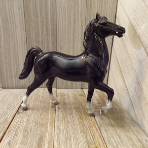 Breyer Small Black Horse, Vintage Toy Horse, Horse, Western Decor, Country Decor, Vintage Toys, Gift, Prop, Memories, Daysgonebytreasures *