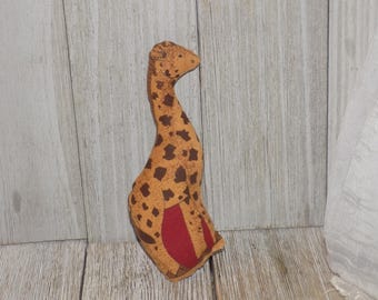 Jouets en tissu girafe, livre en tissu animal, animal de jeu doux, jouets en tissu, souvenirs, cadeau, accessoire, Daysgonebytreasures