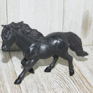 Black Plastic Horse, Vintage Toy Horse, Vintage Toy Pony, Vintage Toys, Western Toys, Gift, Plastic Toys, Memories, Daysgonebytreasures, *y
