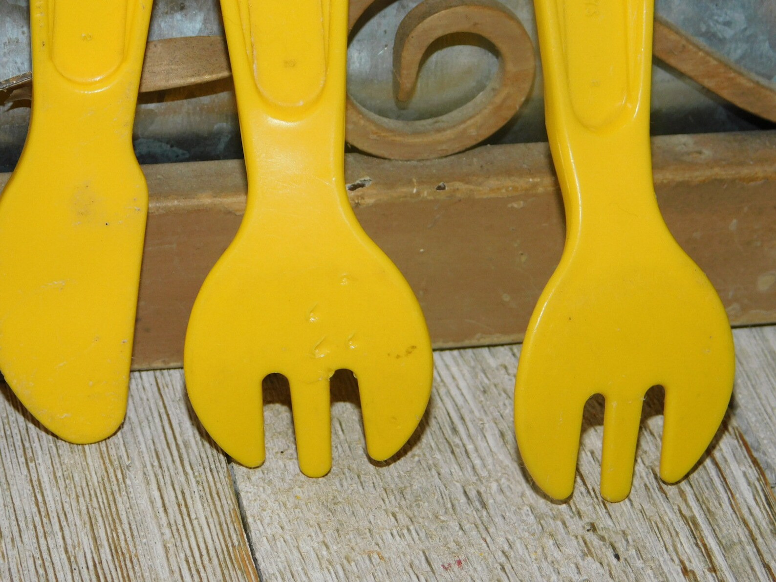 Fisher Price Toy 2 Forks and Knife Vintage Plastic Toy Etsy