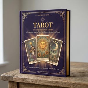 Guía de estudio del Tarot / Cartas del Tarot, Grimorio y Libro de las Sombras / Descarga digital imprimible