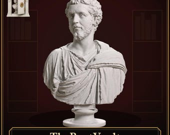 Classical Male Portrait Bust for a Gentleman’s Library or Study By TheBustVault