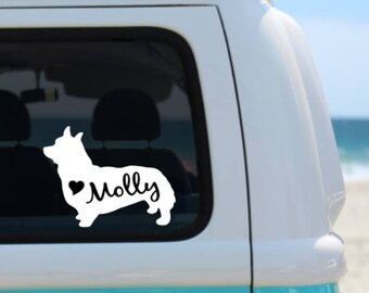 Corgi Decal | Custom Corgi Decal | Corgi Dog Decal |Corgi Car Decal |  Corgi Laptop Decal | Corgi Window Decal | Corgi iPad Decal |  Vinyl
