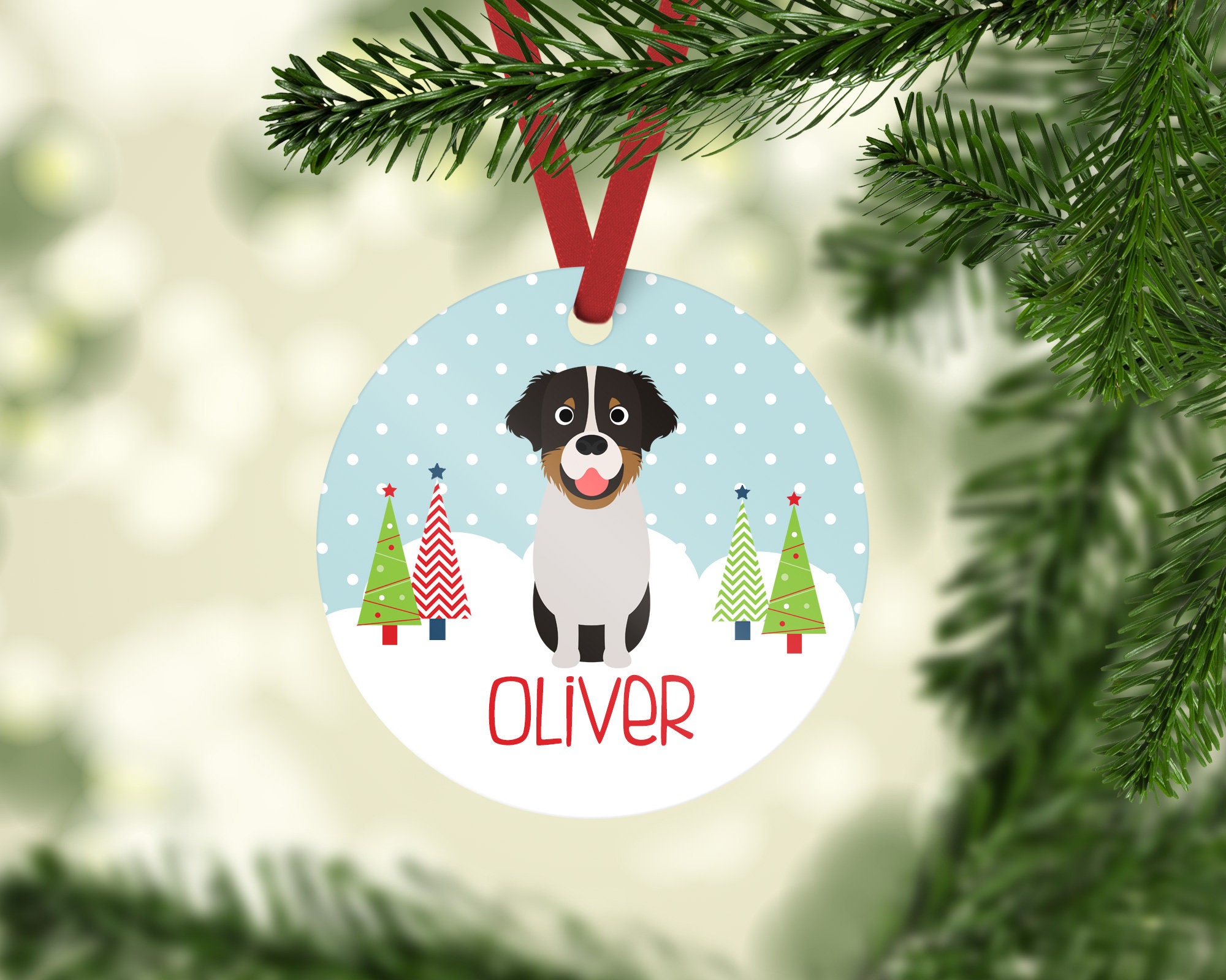 Australian Shepherd Ornament Personalized Australian Etsy