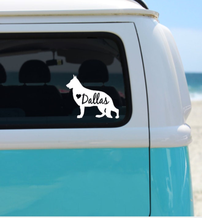 German Shepherd Vinyl Decal