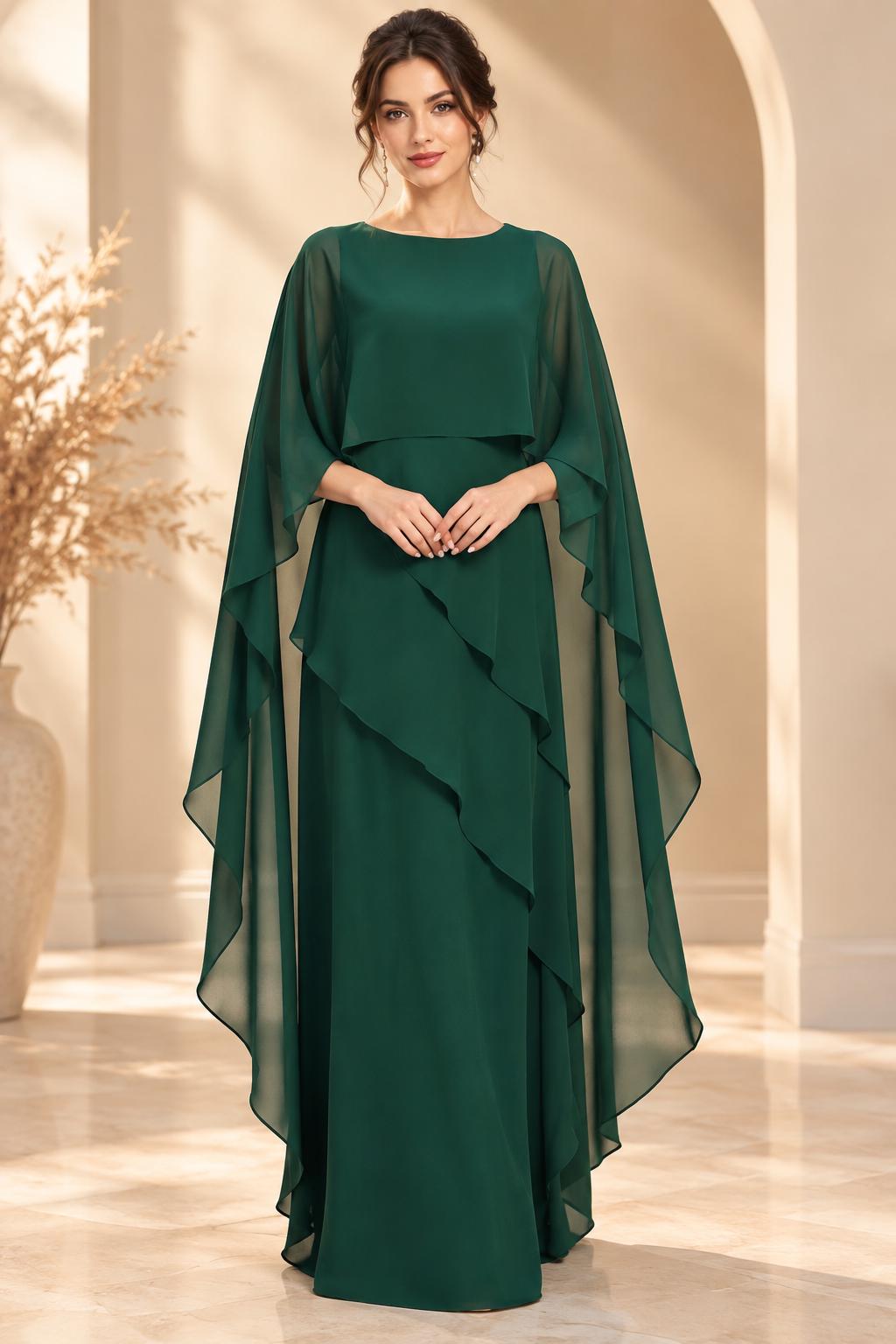 Hunter Green Wedding Guest Dresses