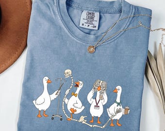 Funny Anatomy Goose Shirt, Anatomy Teacher Gift, Medical Student Tee, Biology Teacher Shirt, Science Humor, Goose Anatomy Tee