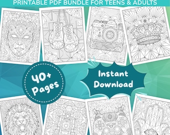 40+ Printable Geometric Coloring Pages