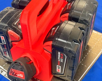 Milwaukee M18 & M12 Battery Carrier | 4x M18, 2x M12 PETG Caddy Handle