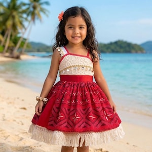 island birthday dress Tropical Toddler My Actual Bust is:62
