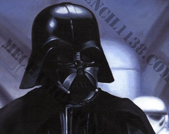 Illustration Print 05-  Darth Vader