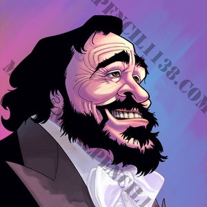 Print 57- Luciano Pavarotti