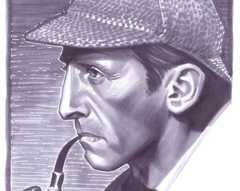 Marker Illustration 10- Sherlock Holmes
