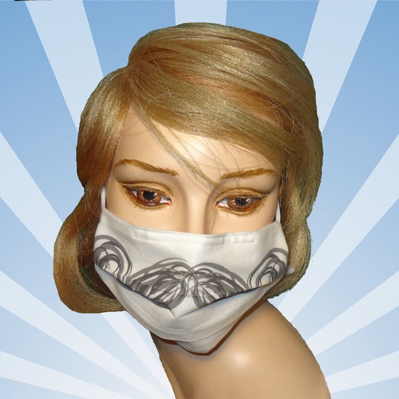 items similar to funny surgical mask imperial mustache designer mouth mask