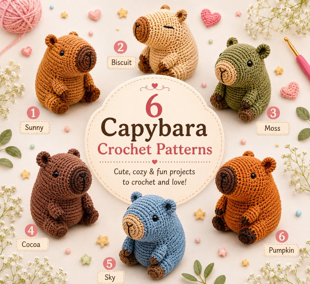 カピバラあみぐるみ - Etsy 日本