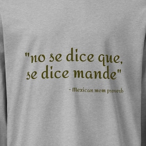 Ninez Collection Men's heavyweight long sleeve t-shirt Se Dice Mande