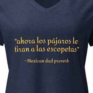 Ninez Collection Women’s relaxed v-neck t-shirt Los Pajaros