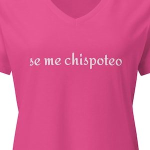 Ninez Collection Women’s relaxed v-neck t-shirt Chispoteo