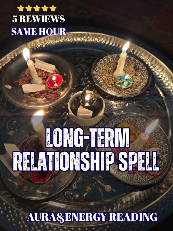 Long-Term Relationship Spell, Lasting Love Ritual, Commitment Energy, Relationship Stability & Deep Romantic Connection Service