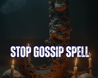 Stop Gossip Spell, Protection Ritual, Negative Talk Clearing, Reputation Energy, Boundaries & Peace Spiritual Service