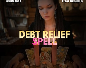 Debt Relief Spell – Release Financial Blocks, Attract Abundance & Support Money Stability
