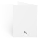 Oakleaf Hydrangea Card, Digital Art Print, Botanical Card, Blank Inside, alternate view (Bill Shew)