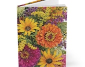 Wildflower Hardcover Journal | Colorful Floral Notebook, Lined Pages (150) by Bill Shew