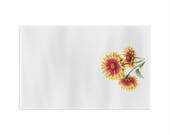 Blanket Flower Watercolor Tea Towel | Floral Kitchen Dish Towel, alternate view (Bill Shew)