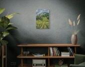 Meadow Trail Canvas Print, Wildflower Hike, Mountain Landscape Wall Art, close-up (Bill Shew)