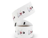 Watercolor Snowman Sticker, Festive Winter Decor, Holiday Art (1"x1" or 2"x2"), close-up (Bill Shew)