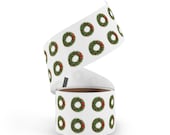 Christmas Wreath Sticker, Holiday Wreath Sticker, Evergreen Wreath, in-room view (Bill Shew)